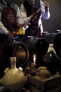 Balsamic vinegar sample taking