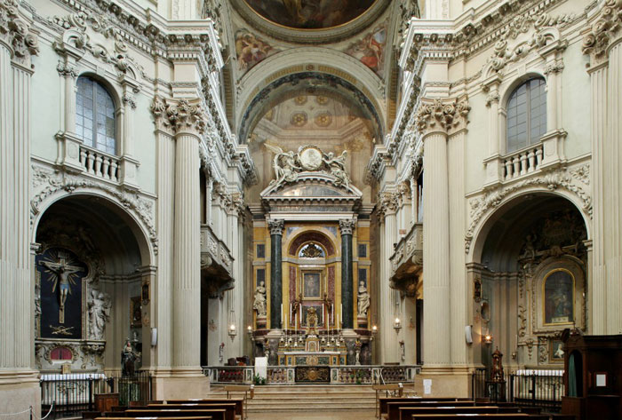 Interior of the Church of Santa Maria della Vita 