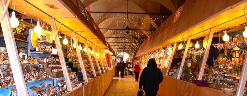 Christmas market in Bologna