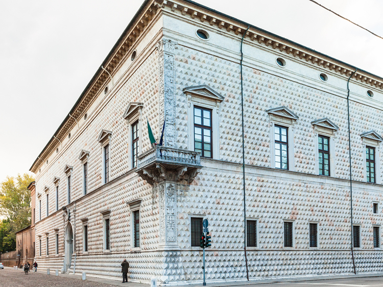 Palazzo dei Diamanti in Ferrara Italy